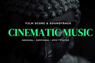compose cinematic music, film score and soundtrack for your project