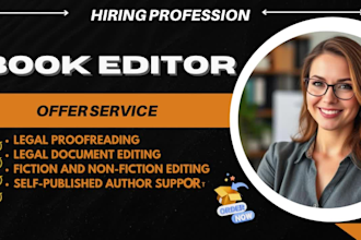 proofread format developmental edit literary fiction memoir romance fiction book