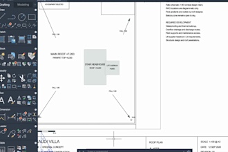 do professional autocad 2d drafting and construction drawings