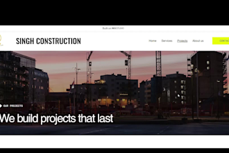 create a beautiful and atractive website on wix studio for your business