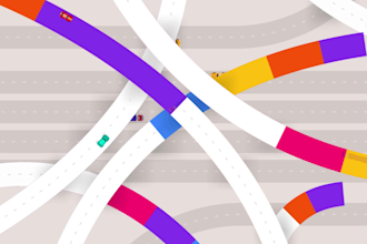 create smooth lottie animation for website UI and app