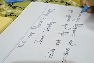 write anything with my beautiful handwritting