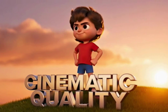 create pixar style ai animation, 3d cartoon animation, 3d pixar animation