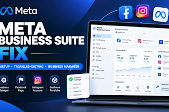 fix meta business suite issues, setup and business manager problems