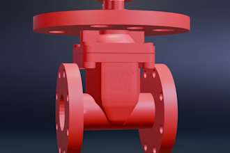 create 3d offshore platform , subsea animation for oil and gas