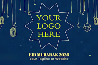 create beautiful eid mubarak greeting videos and posters