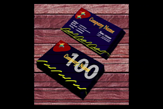 design modern visiting cards for your business
