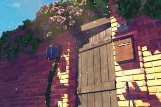 design a 3d cozy room loop for lofi streams
