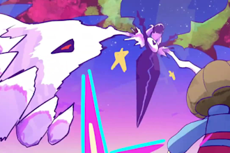 create a 2d ai animated music video, cinematic music video and custom