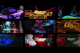 animate your dj logo in urban 3d scenes