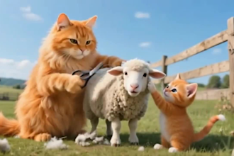 create funny ai cat videos and animal animations