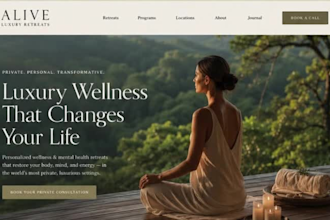 design squarespace pilates studio website online class booking fitness website
