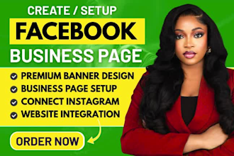 create and setup facebook business page