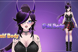 make custom vtuber model with live2d rigging for streaming