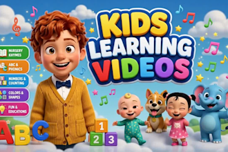 do kids learning videos, animation for kids, nursery rhymes, kids videos
