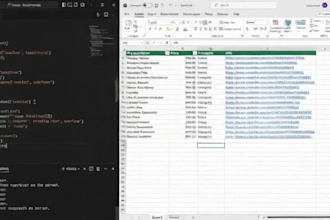 do python web scraping data extraction and export to csv or excel