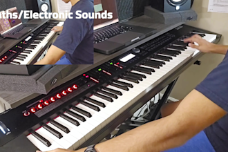 record professional session piano and keyboard tracks