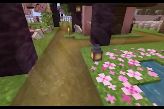 build minecraft spawn lobby castle house map for your java bedrock server