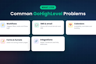 fix gohighlevel workflows, automations and ghl issues