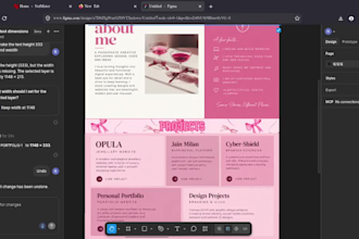 create portfolio of your choice and vibe
