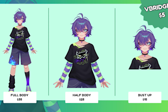 rigging your custom live2d model character for vtuber stream