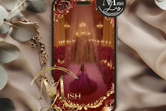 design a luxury royal quinceanera party set