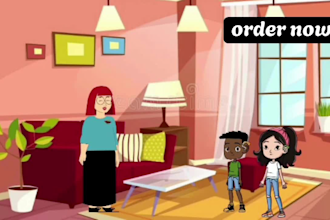 do 3d pixal syle ai cartoon storyteling vidoes clips with engaging caption
