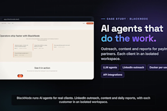 build ai agents and automation for your business with llm and apis