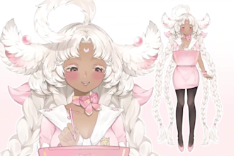 design and rig anime live 2d vtuber model, vtuber avatar in anime style