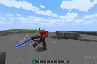 create custom minecraft blockbench lowpoly 3d model mobs weapon with animation