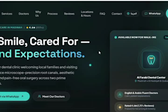 design a modern website that converts visitors to customers