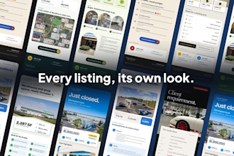 design a real estate email blast or HTML email template for mailchimp