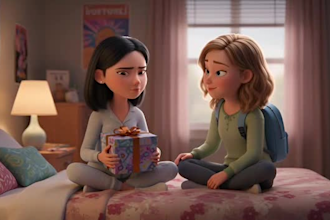 create pixar style ai animation video 3d pixar style ai cartoon storytelling