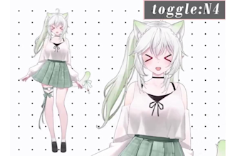vtuber model live2d rigging vtuber anime model live2d model for vtube studio