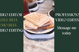 edit sizzle reel, demo reel, instagram reel and speaker reel for public speaker