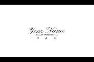 create a clean youtube intro and outro