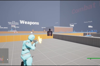 create a ranged combat inventory system and UI on ue5