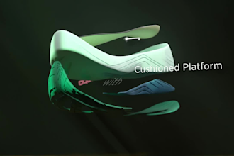 create cinematic 3d shoe animation and 3d sneakers animation