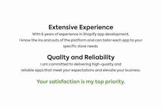 be your shopify developer, shopify public app, shopify custom app