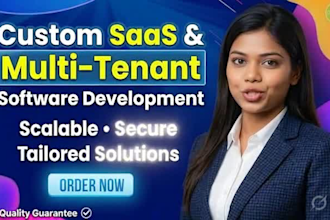 build a custom saas and multi tenant software