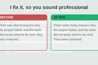 proofread and edit your essay report or document