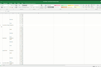 clean format and organise your excel data