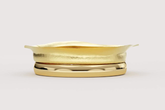 create a bespoke shaped wedding ring