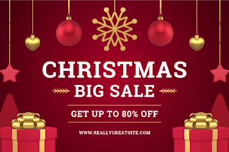 build fast, stunning christmas shopify store, dropshipping shopify store design