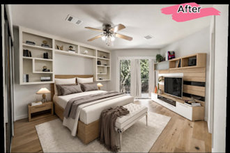 declutter and virtual stage real estate property photos