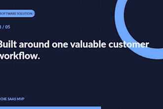 build a niche saas mvp with auth payments and dashboard