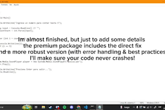 improve and fix your c sharp code without changing your idea