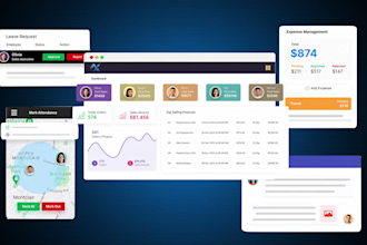 build a custom employee attendance and task management app