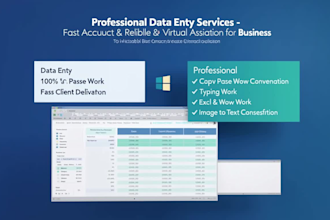 do fastest data entry and excel spreadsheet work