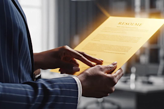 create a professional CV